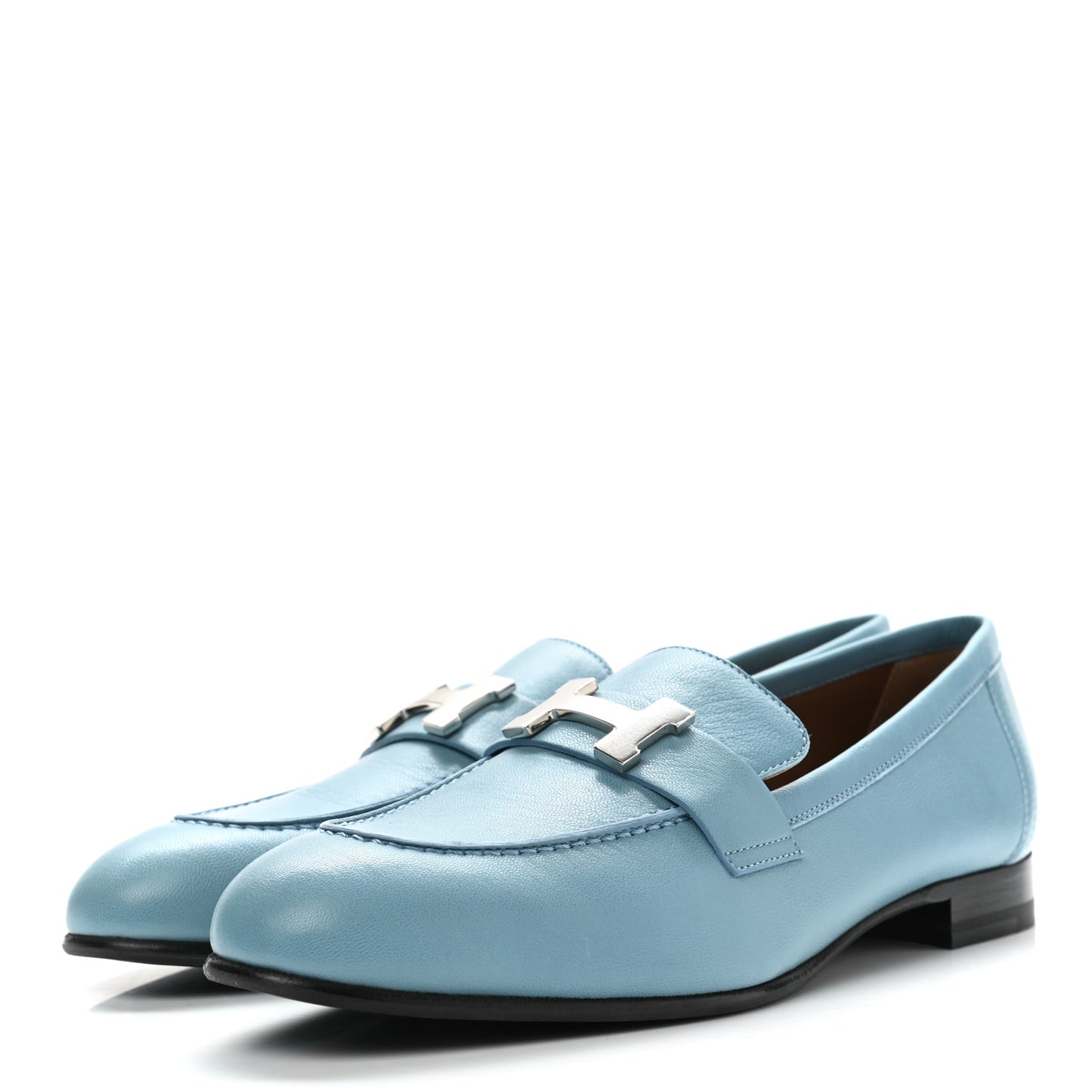 Goatskin Paris Loafers 37 Bleu Dorset