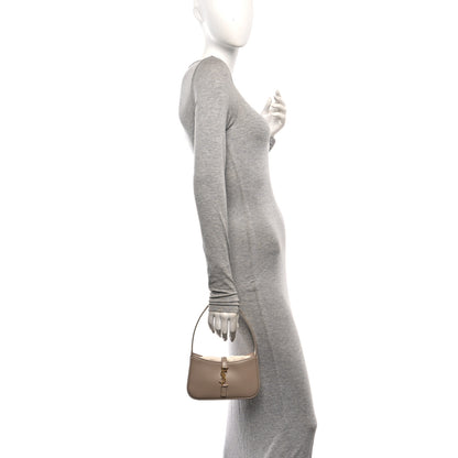 Saint Laurent Vegetable Le 5 A 7 Mini Hobo Dark Beige 2 of 10