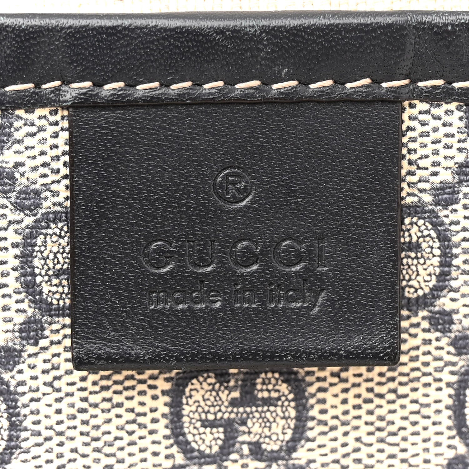 Gucci GG Plus Monogram Medium Signature Web Loop Tote Navy 6 of 12