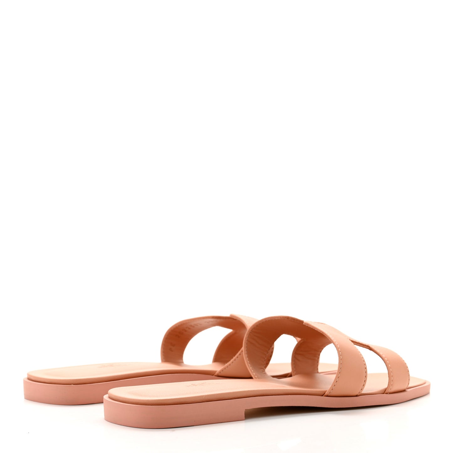 Calfskin Oran Sandals 38.5 Granit Rose