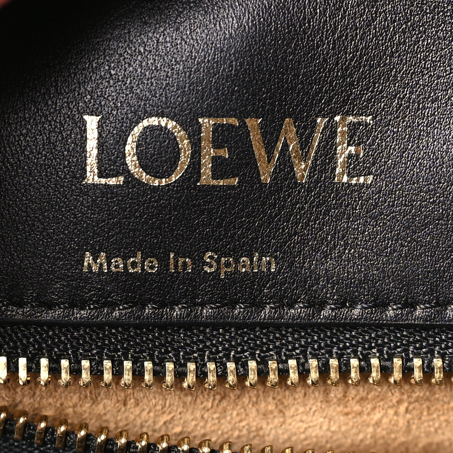 Jacquard Anagram Calfskin Amazona 19 Black Navy
