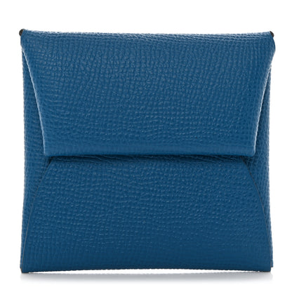 Hermes Epsom Bastia Coin Purse Bleu Paon Colvert 1 of 8