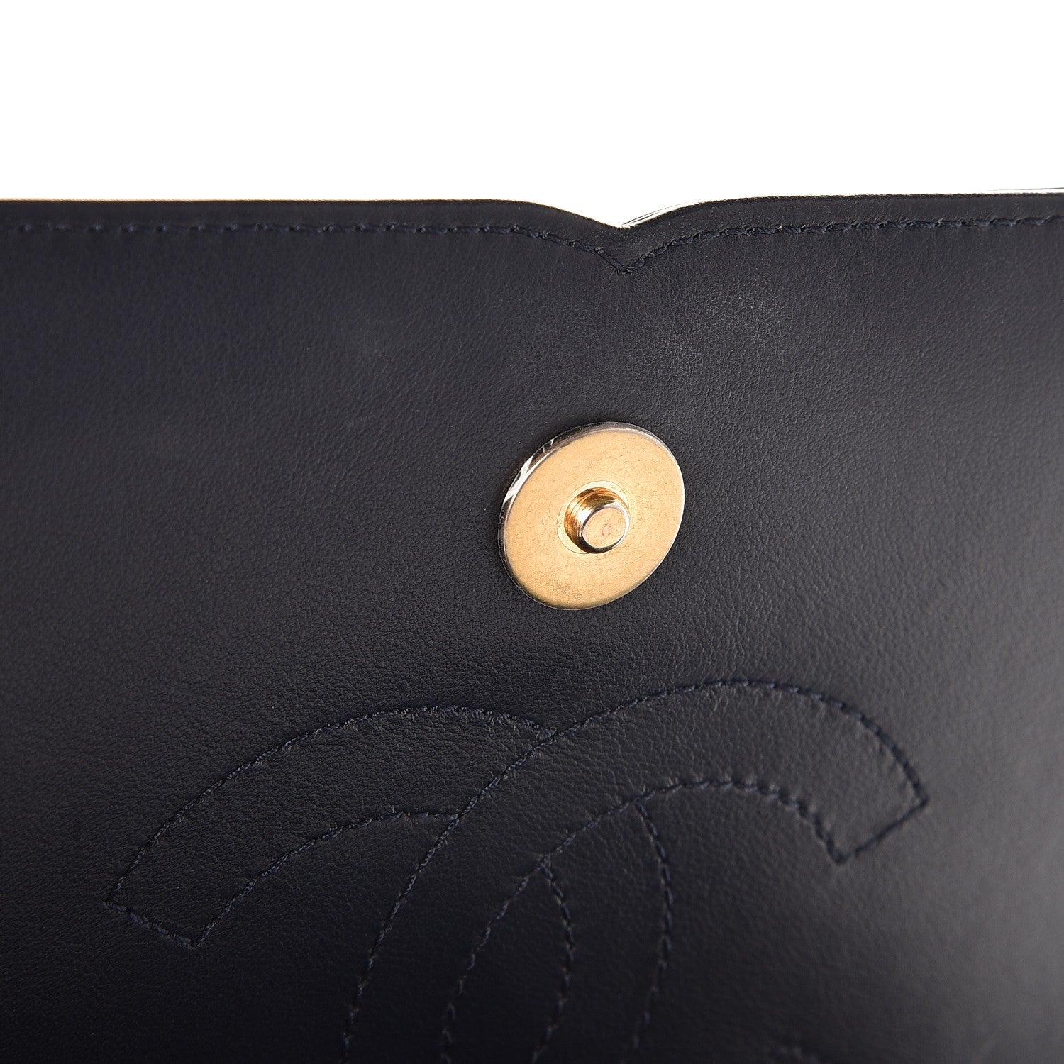 Chanel Caviar Quilted Small CC Filigree Flap Navy Black 8 of 8
