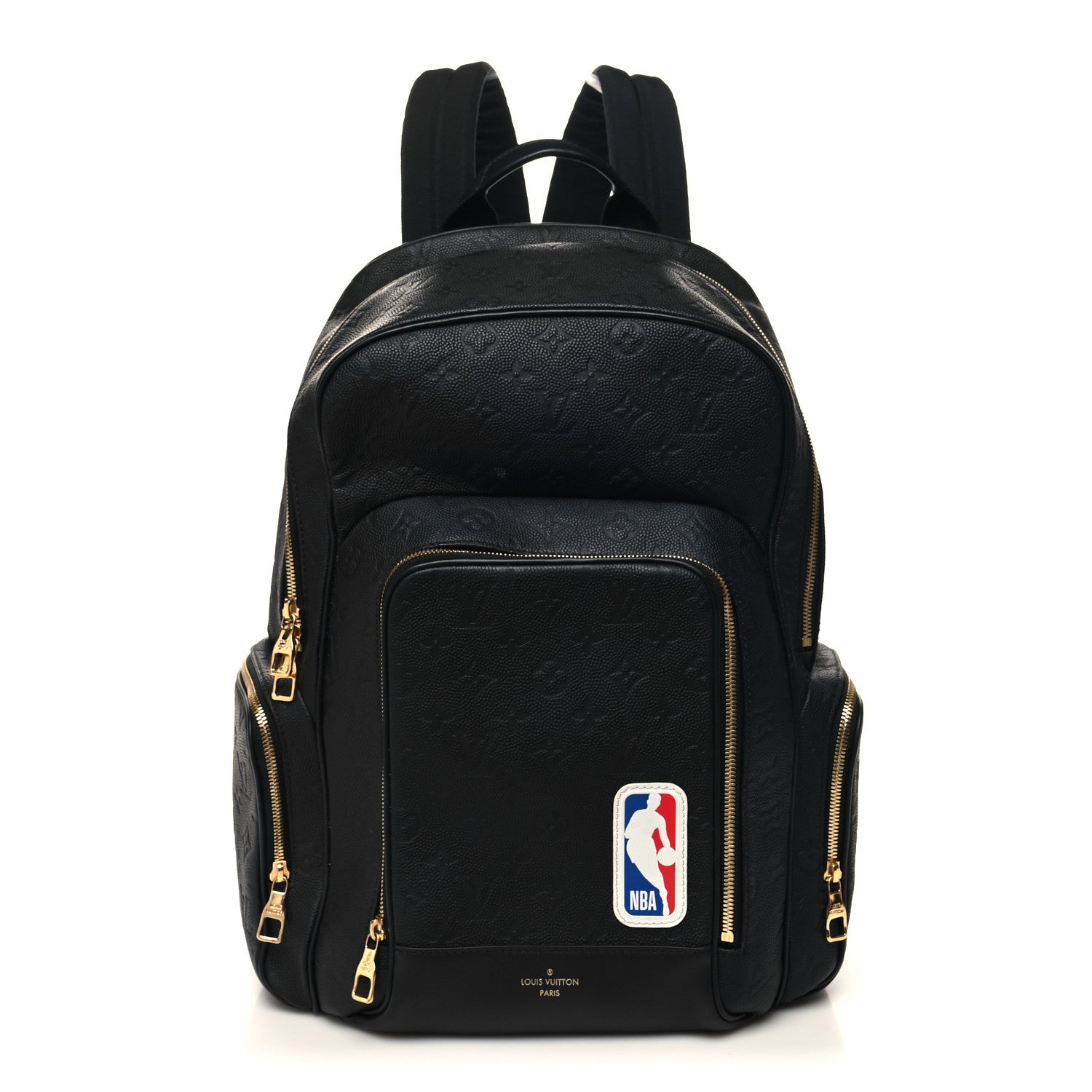 Louis Vuitton X NBA Grained Calfskin Monogram Basketball Backpack Black 1 of 10