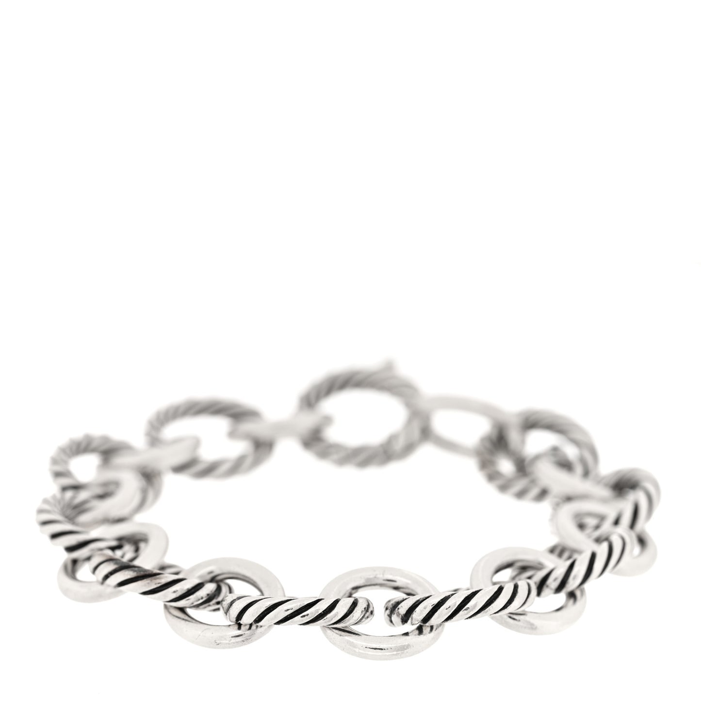 Sterling Silver 12mm Large Oval Link Bracelet