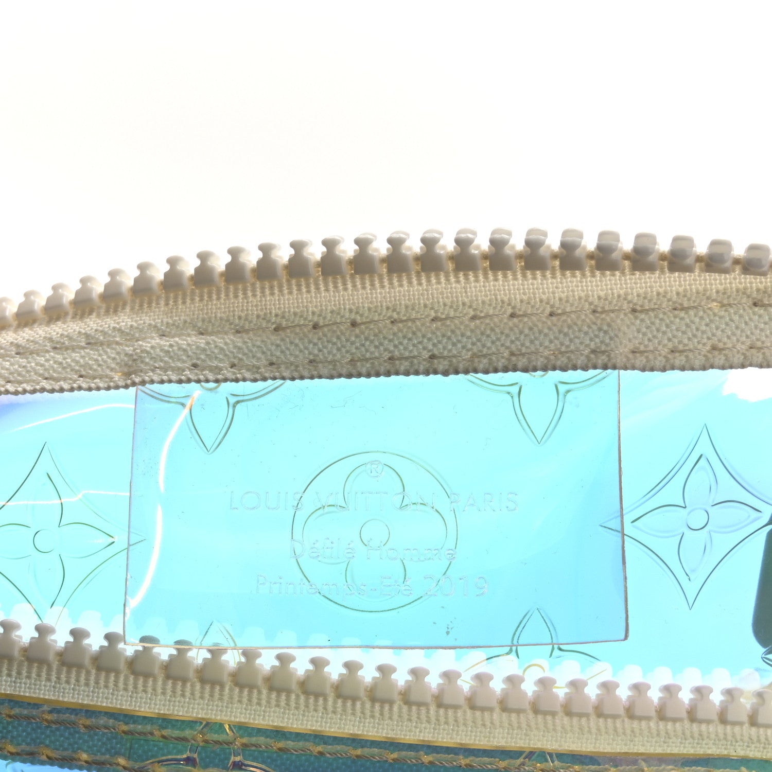 Louis Vuitton PVC Monogram Keepall Bandouliere 50 Iridescent Prism 5 of 14