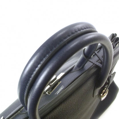 Hermes Taurillon Clemence Birkin 30 Navy 6 of 12