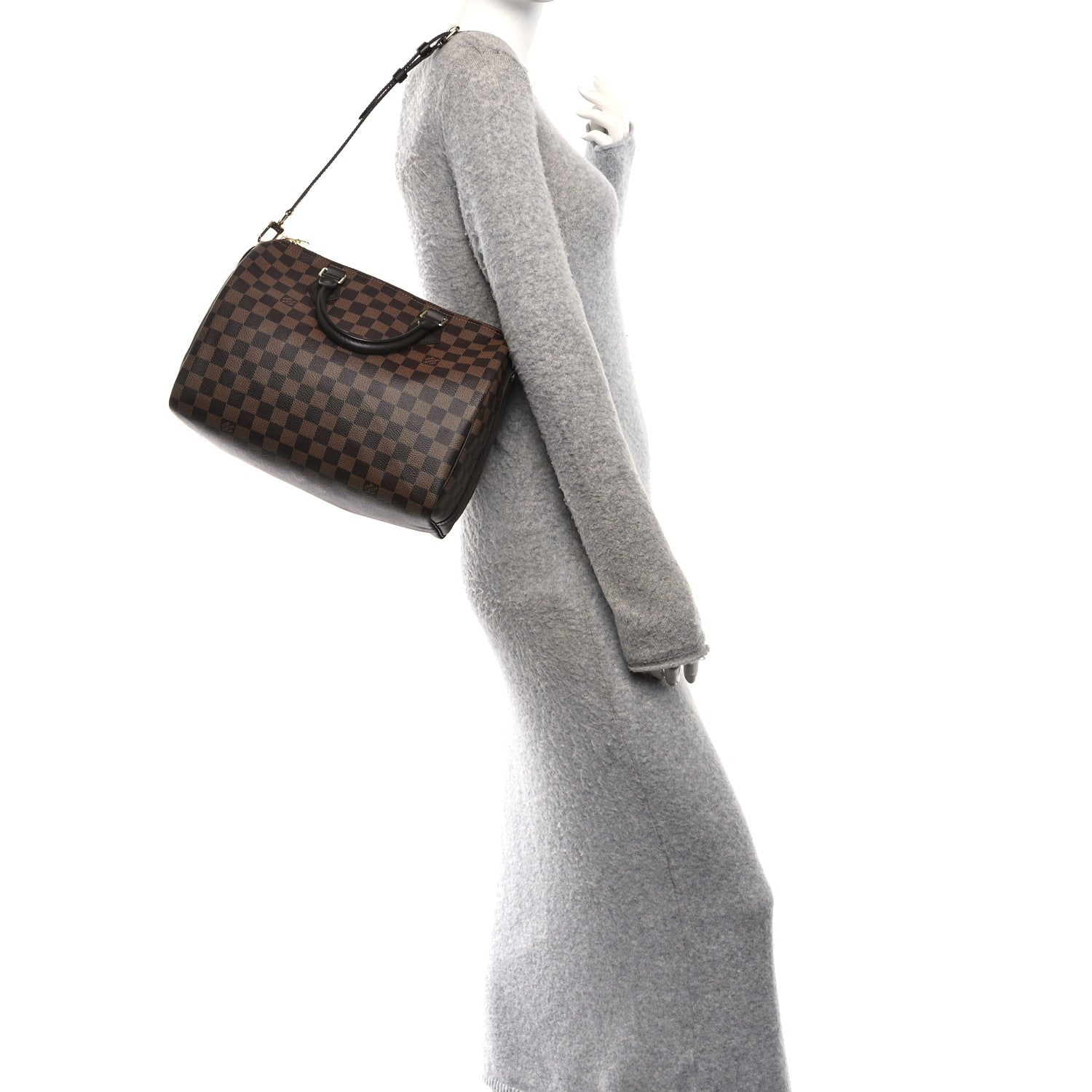 Louis Vuitton Damier Ebene Speedy Bandouliere 30 2 of 13