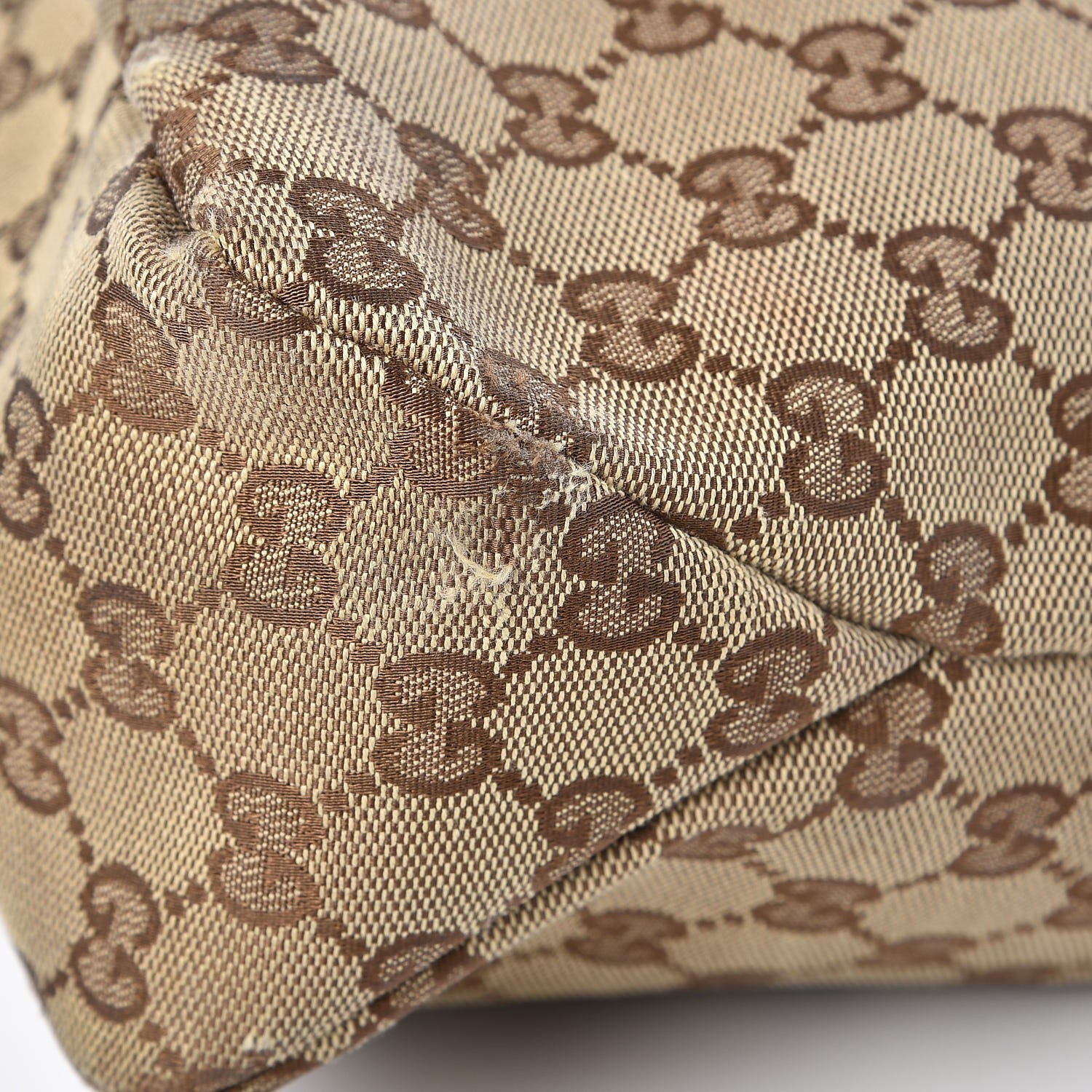 Gucci Monogram Medium Horsebit Chain Hobo Dark Brown 10 of 16