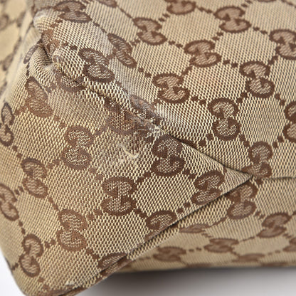 Gucci Monogram Medium Horsebit Chain Hobo Dark Brown 10 of 16