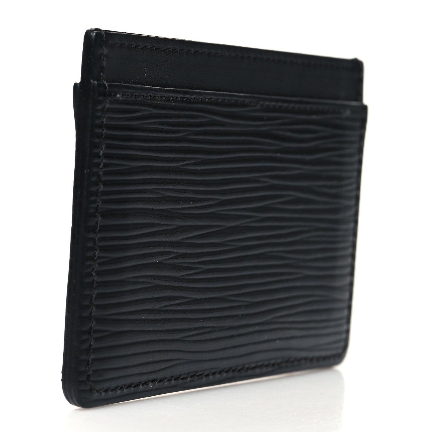 Louis Vuitton Epi Card Holder Black 3 of 7