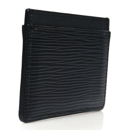 Louis Vuitton Epi Card Holder Black 3 of 7