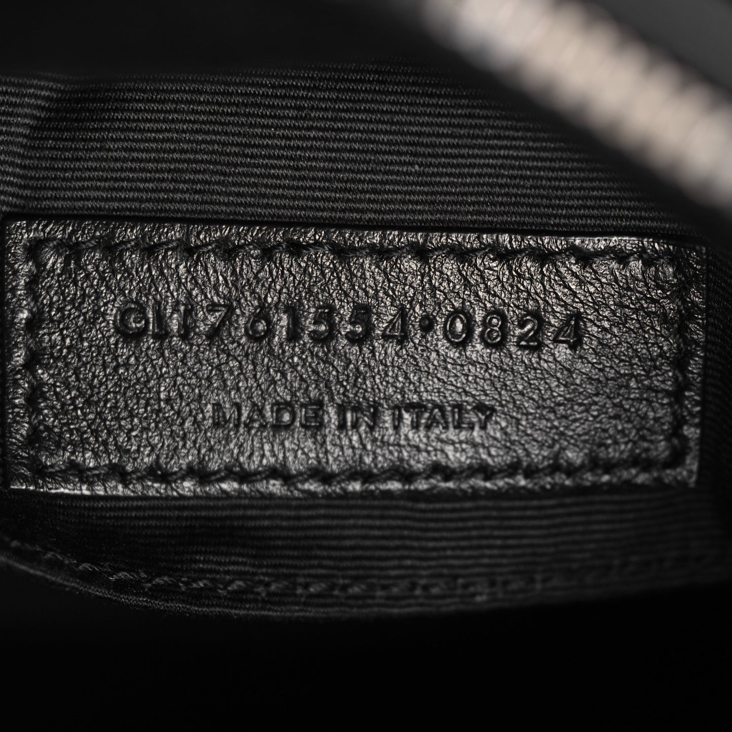 Calfskin Matelasse Monogram Lou Camera Bag Black