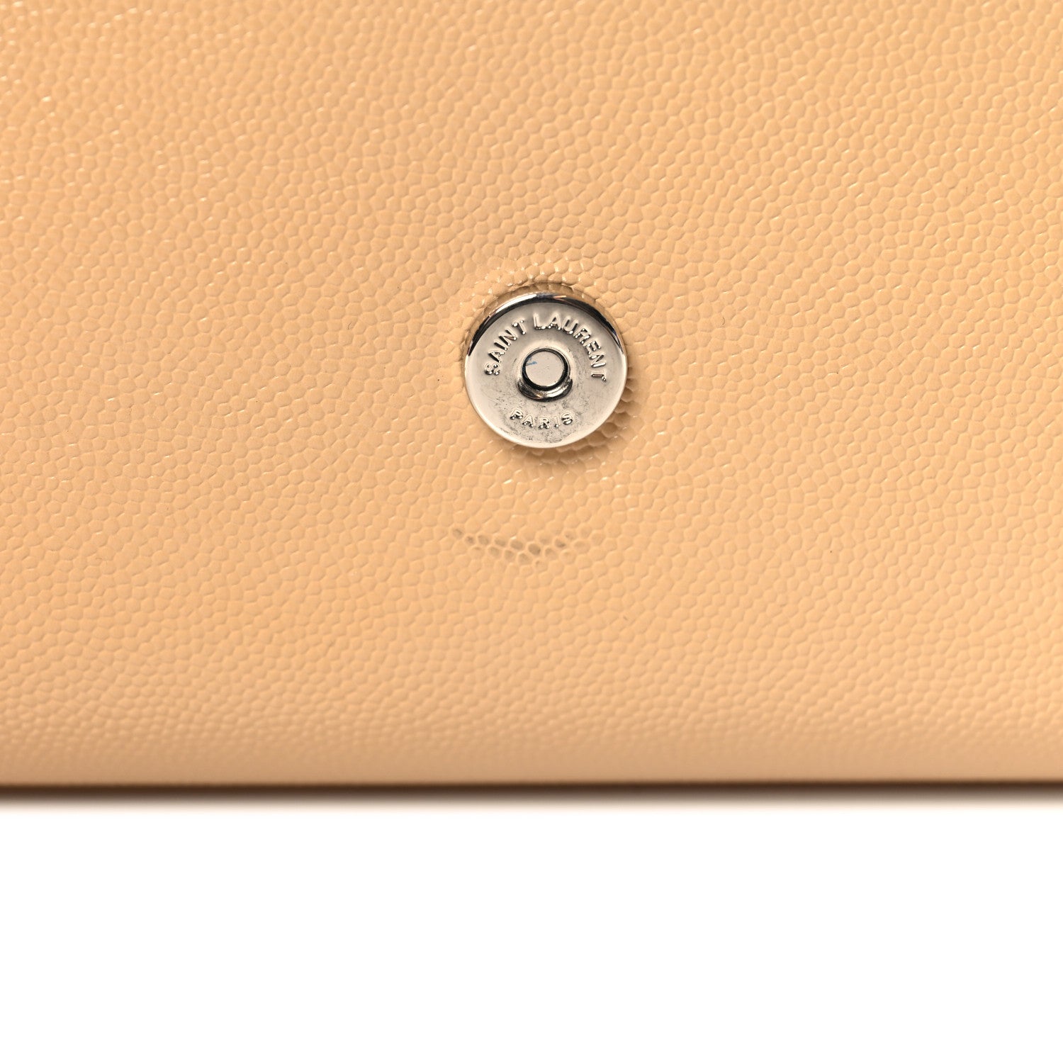 Saint Laurent Grain De Poudre Medium Monogram Kate Satchel Dark Beige 10 of 10