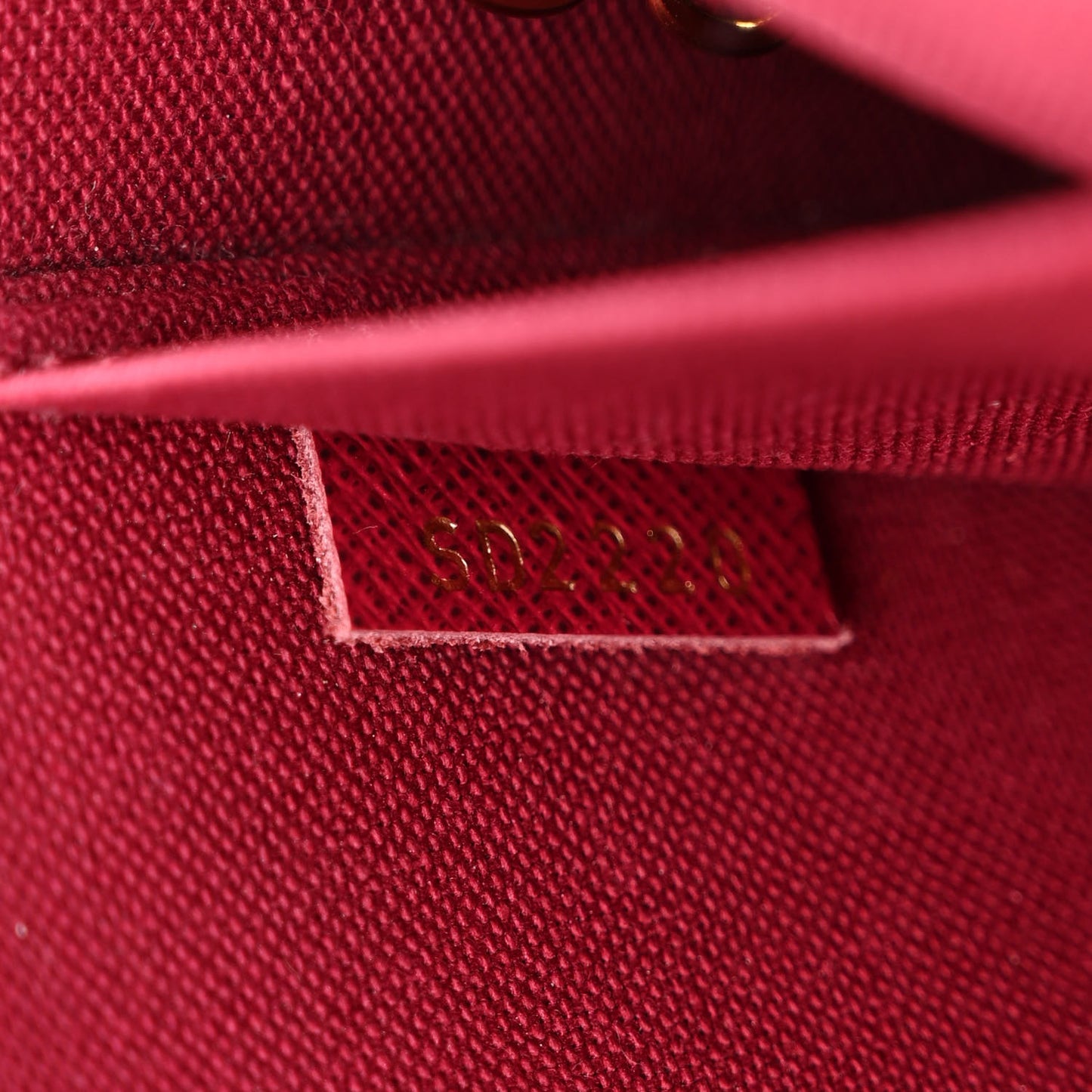 Monogram Pochette Felicie Chain Wallet Fuchsia