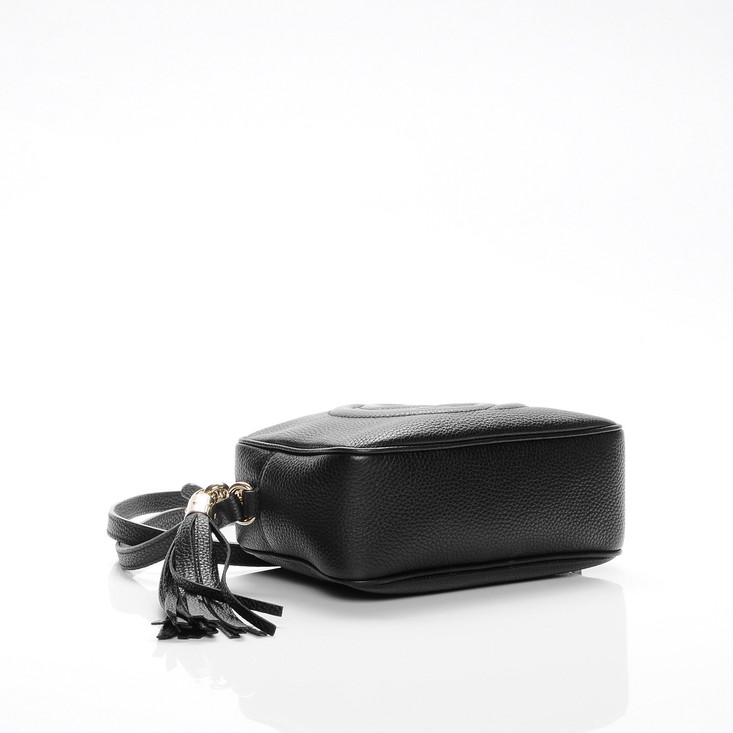 Gucci Pebbled Calfskin Small Soho Disco Bag Black 4 of 7