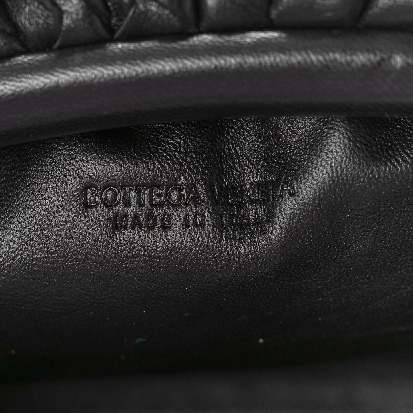 Nappa Intrecciato The Mini Pouch Black