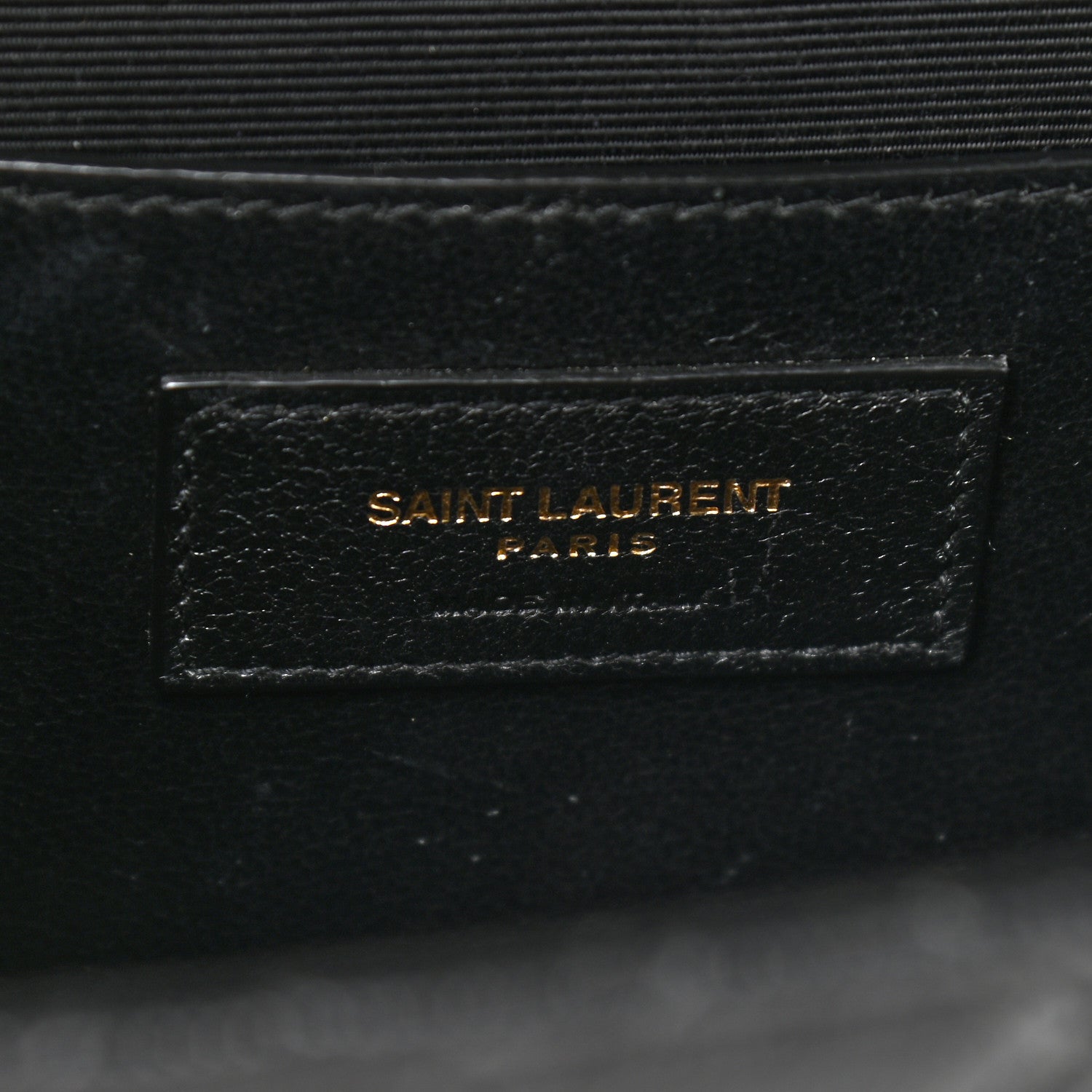 Saint Laurent Grain De Poudre Textured Mixed Matelasse Triquilt Medium Monogram Satchel Black 6 of 8