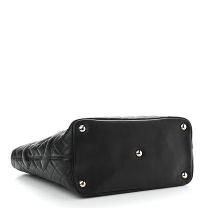 Chanel Calfskin Quilted Large Cambon Tote Black 6 of 13