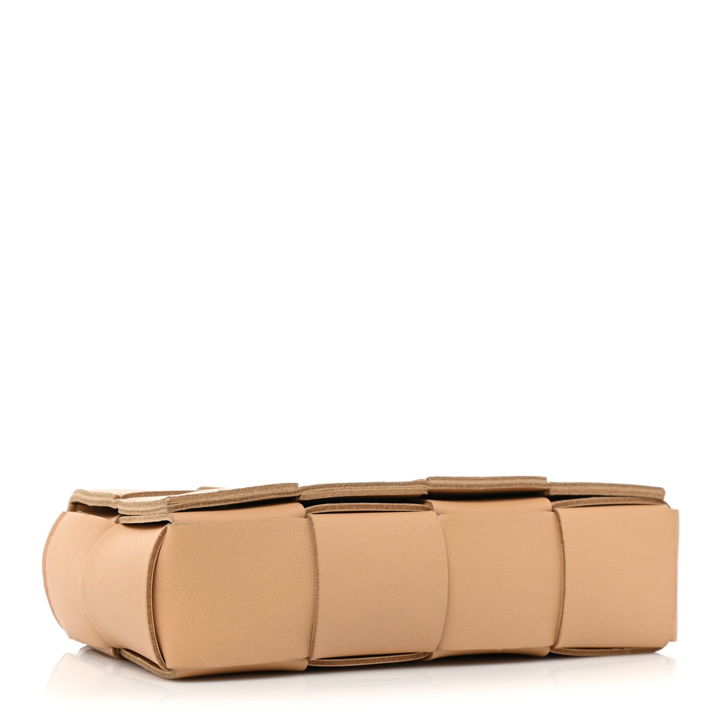 Nappa Intreccio Cassette Belt Bag Almond