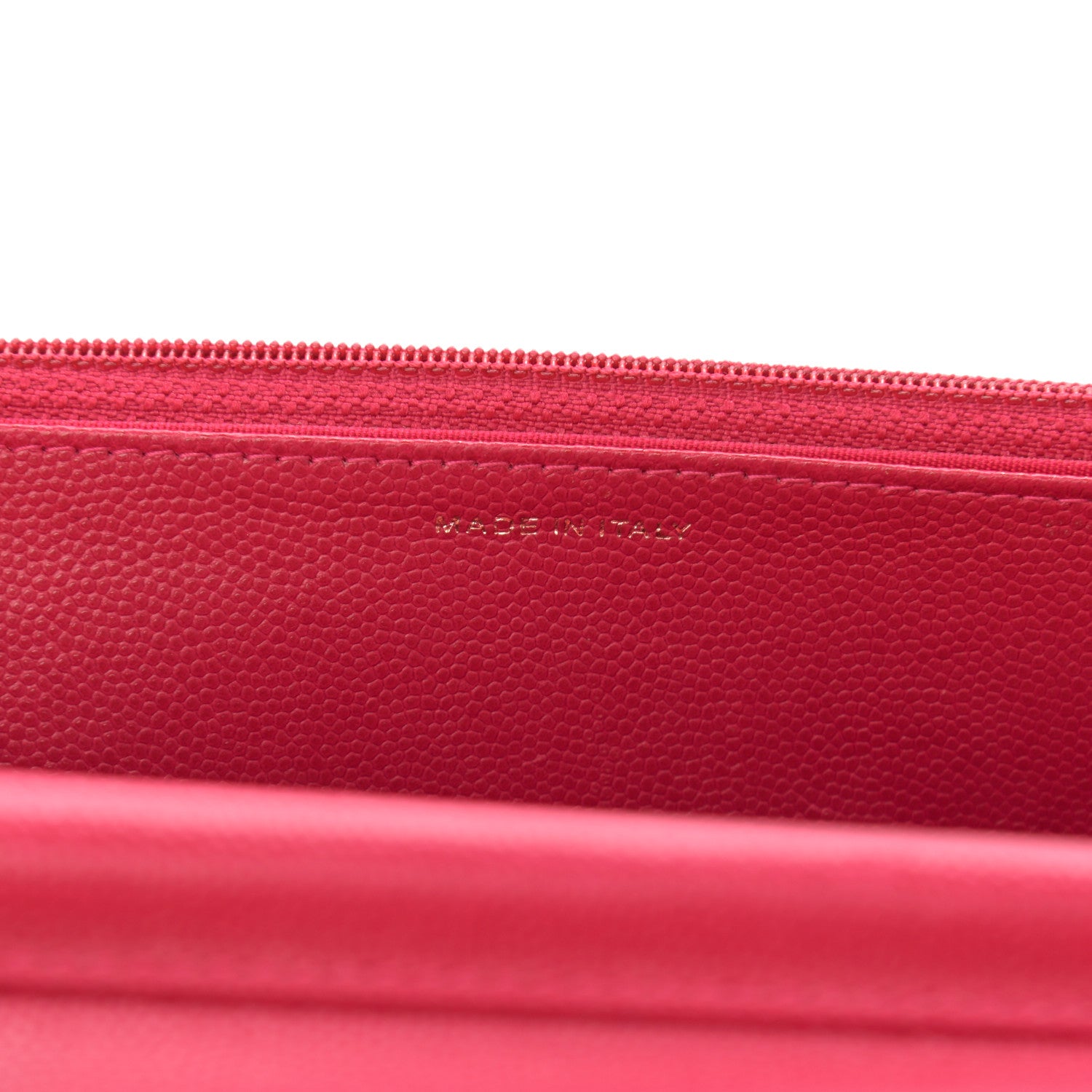 Chanel Caviar Quilted Boy Wallet On Chain WOC Fuchsia 6 of 13