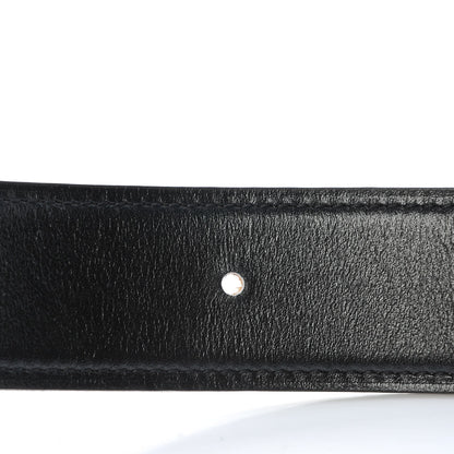 Hermes Box Togo 32mm H Belt 115 Black Gold 8 of 10