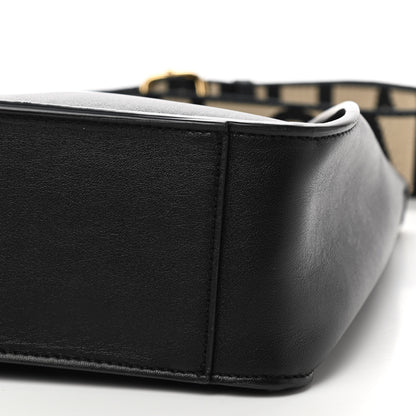 Stella McCartney Eco Alter Nappa Perforated Logo Mini Crossbody Black 5 of 12