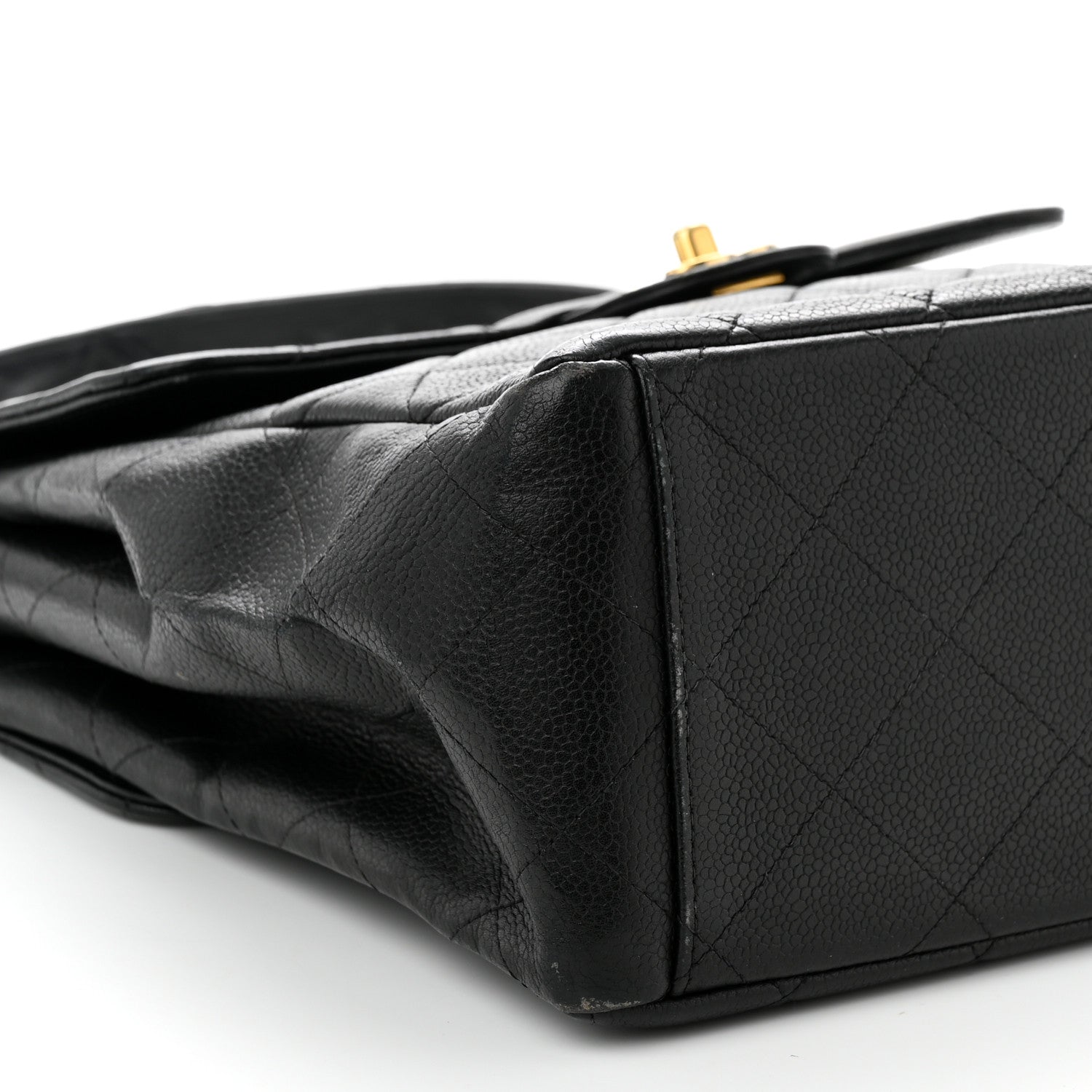 Chanel Caviar Quilted Medium Kelly Flap Black 10 of 13