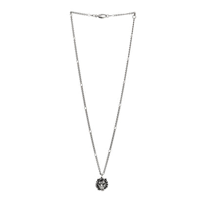 Gucci Metal Lion Head Necklace Silver 3 of 5