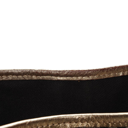 Burberry Haymarket Check Drawstring Claudia Bag Gold 10 of 12
