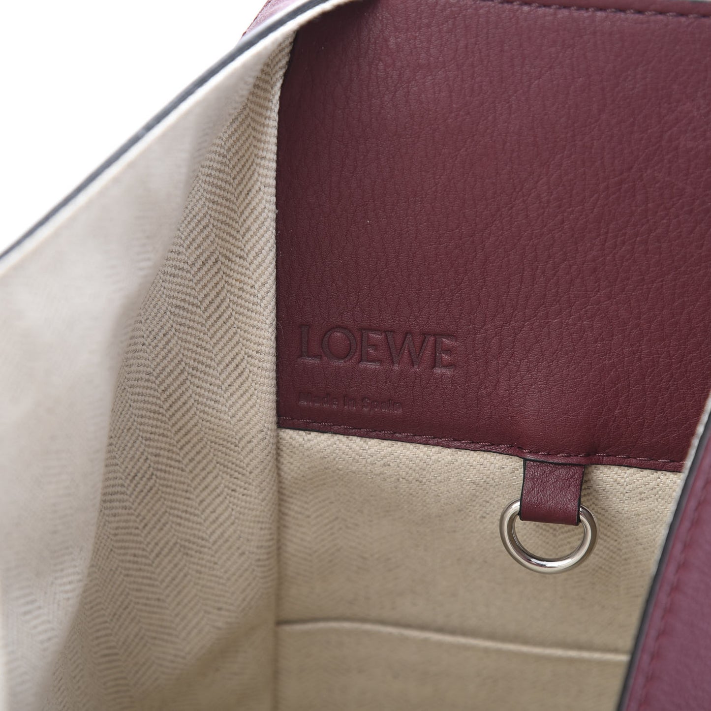 Calfskin Small Hammock Shoulder Bag Malbec