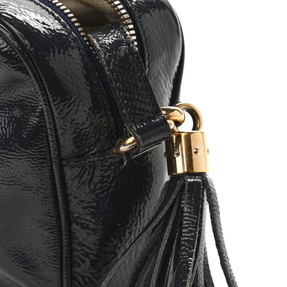 Gucci Vernice Naplack Small Soho Disco Bag Uniform Blue 14 of 15