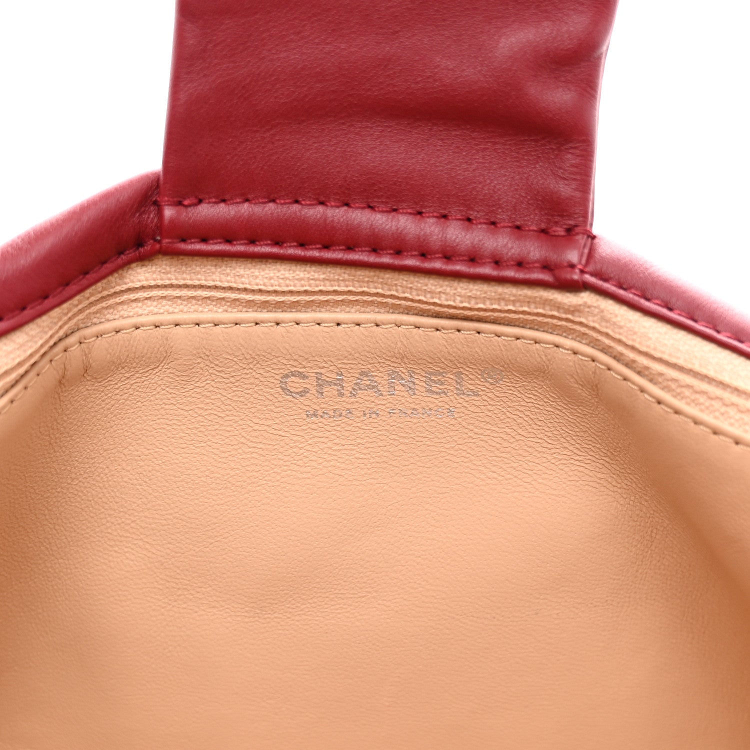 Chanel Smooth Calfskin Luxe Ligne Flap Red 6 of 10