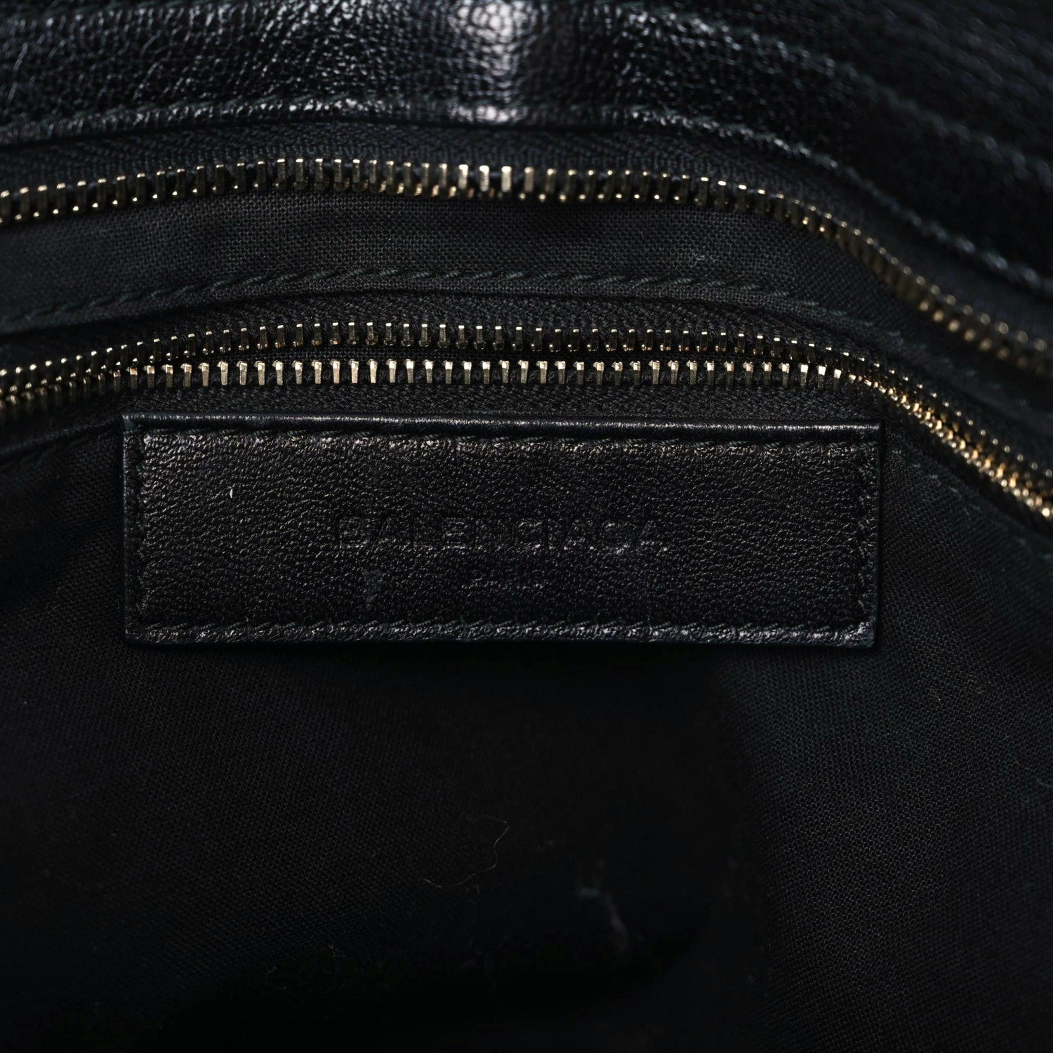 Balenciaga Chevre Gold Metallic Edge Hardware City Black 8 of 10