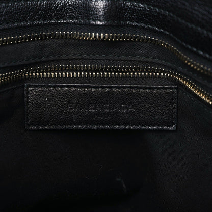 Balenciaga Chevre Gold Metallic Edge Hardware City Black 8 of 10