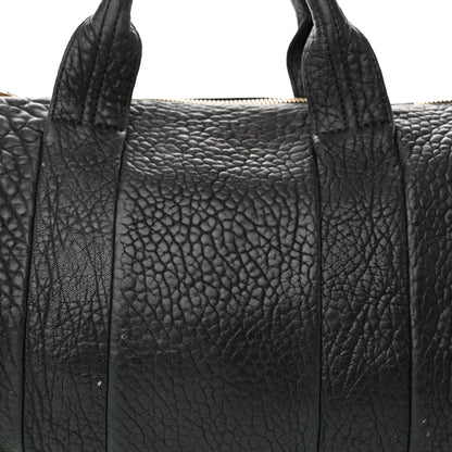 Alexander Wang Pebbled Lambskin Rocco Black Antique Brass Hardware 7 of 13