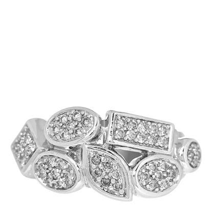 David Yurman Sterling Silver Diamond Confetti Ring 52 6 1 of 4