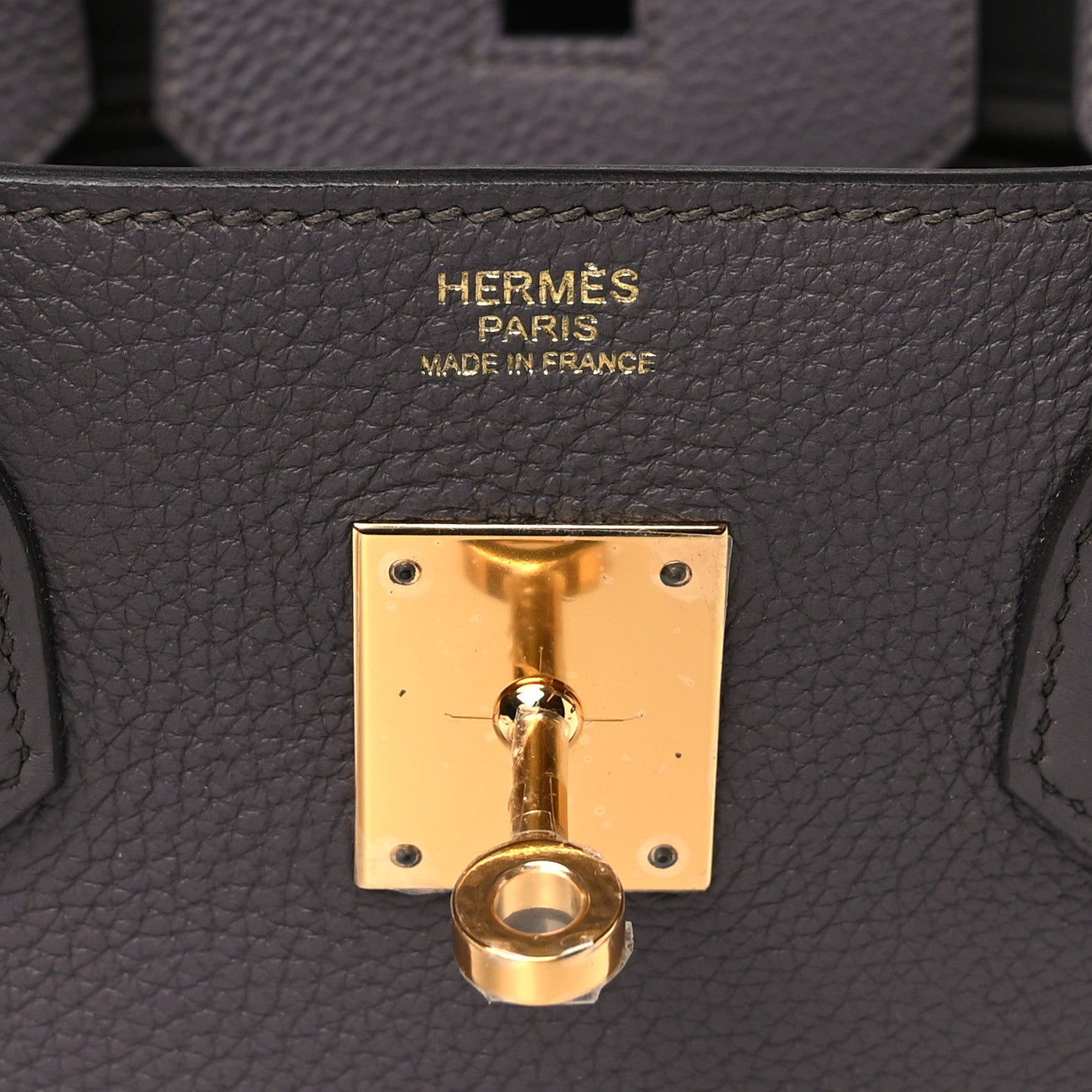 Hermes Togo BIRKIN 30 Etain 6 of 11