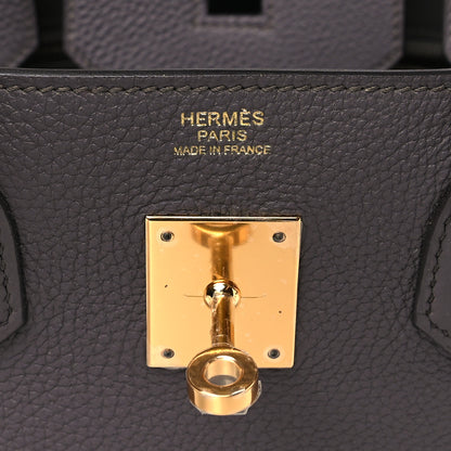 Hermes Togo BIRKIN 30 Etain 6 of 11