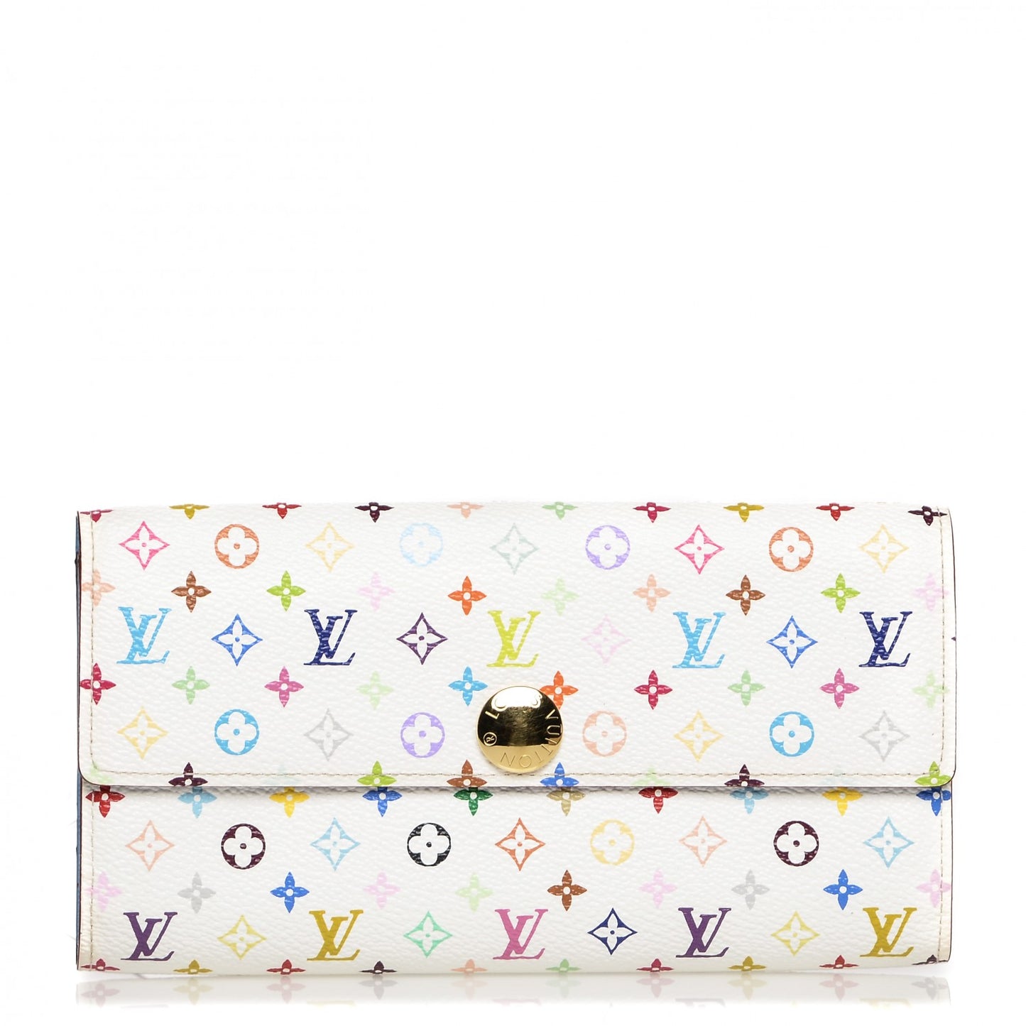 Multicolor Sarah Wallet White Anie