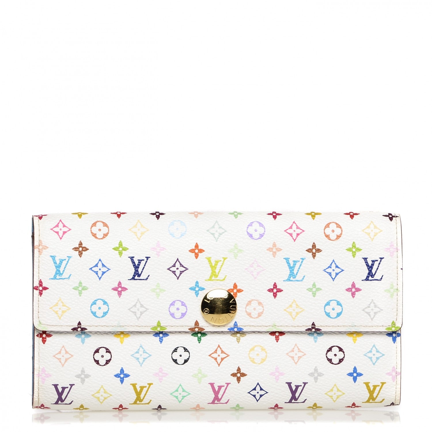 Louis Vuitton Multicolor Sarah Wallet White Anie 1 of 6