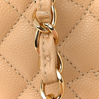 Chanel Caviar Quilted Grand Shopping Tote GST Beige Clair 19 of 19