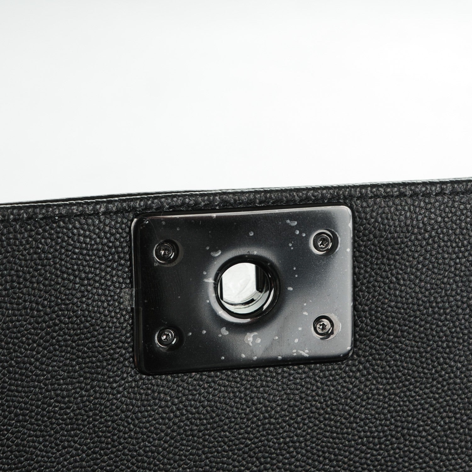 Chanel Caviar Quilted Medium Boy Flap So Black 6 of 8