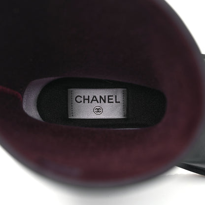 Chanel Caoutchouk CC High Boots 37 Black 5 of 8