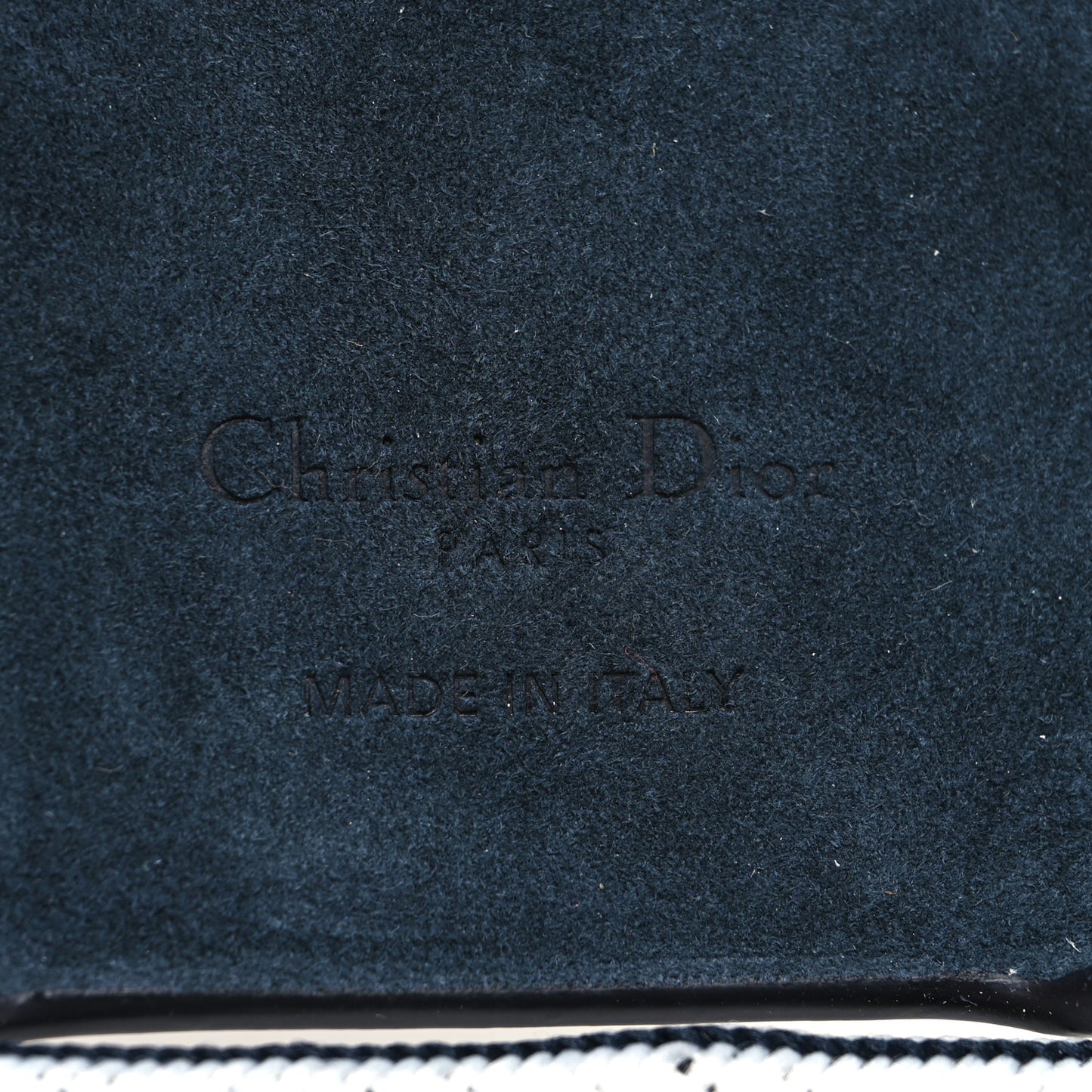 Calfskin Dior Vibe iPhone 13 Pro Case With Cord Blue