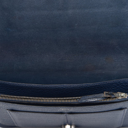 Hermes Chevre Mysore Dogon Duo Wallet Bleu De Prusse 8 of 10