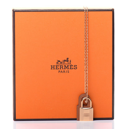 Hermes Swift Small O'Kelly Pendant Necklace Gold 7 of 7