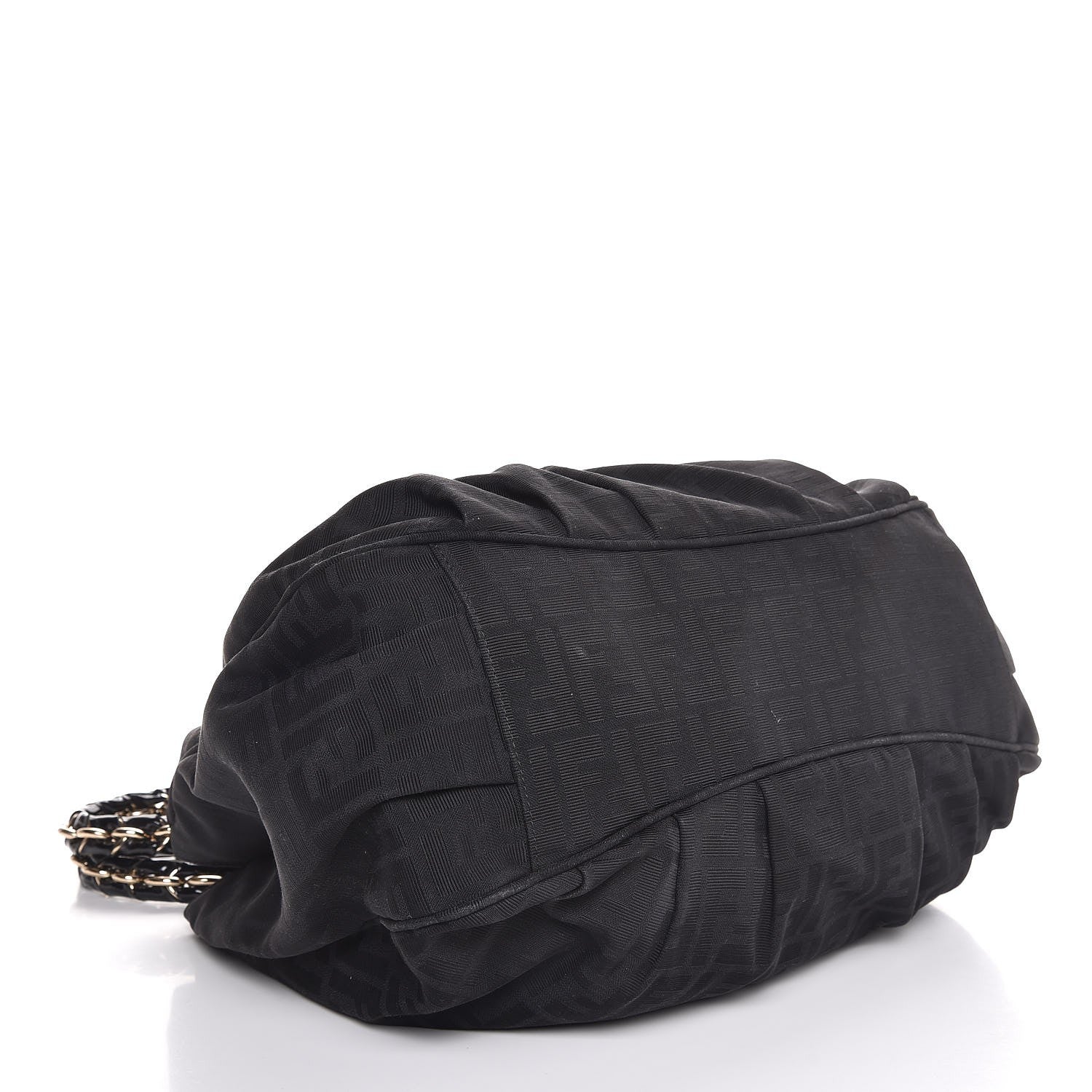 Fendi Zucca Enamel Mia Tote Black 4 of 8