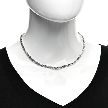 David Yurman Sterling Silver 4mm Wheat Chain Necklace 2 of 4