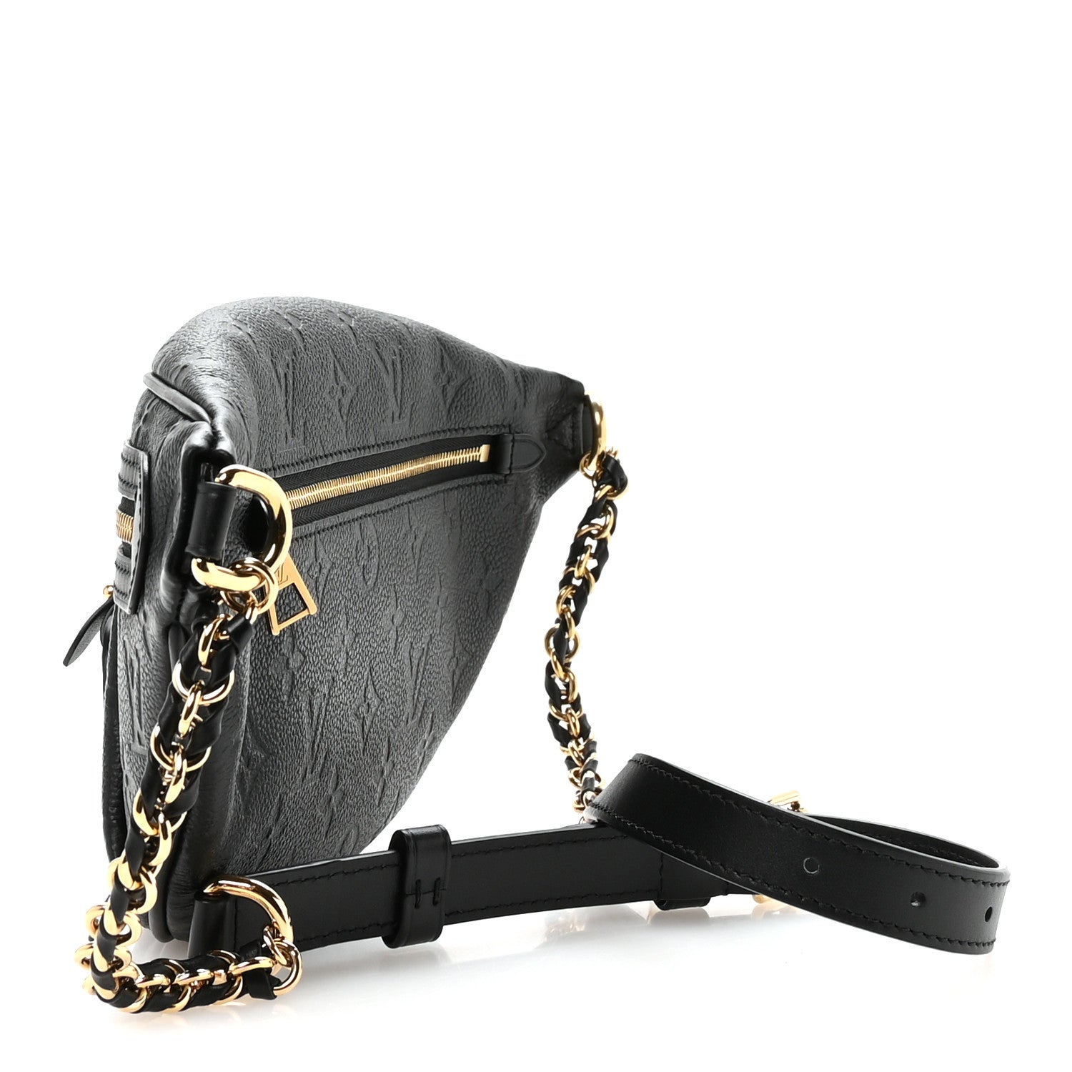 Louis Vuitton Empreinte High Rise Bumbag PM Black 2 of 9